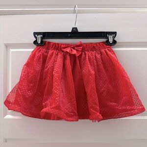 Girls Red Skirt, sz 4t